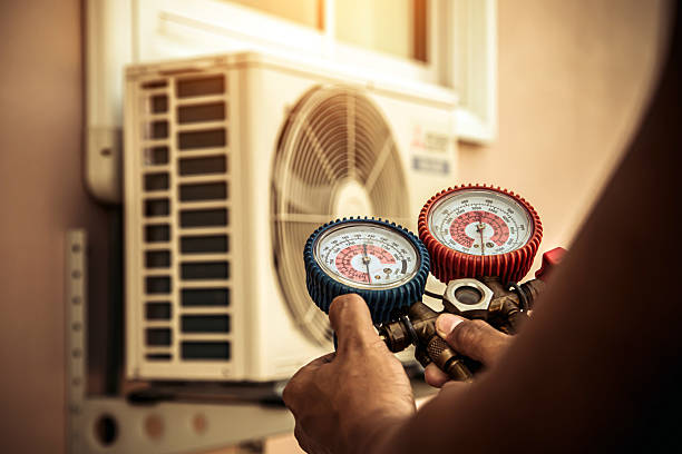 Professional Heat Pump Repair technician working in Wawarsing, NY
